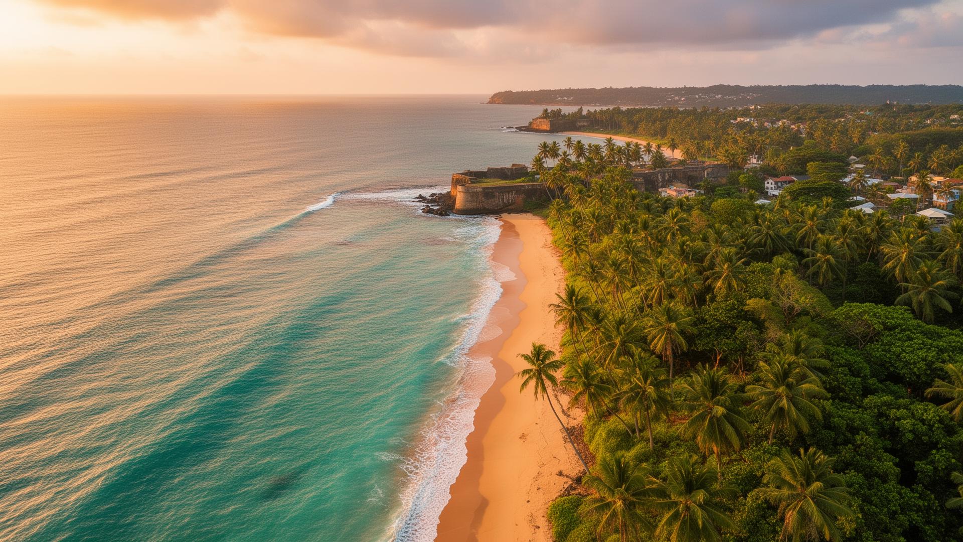 Sri Lanka coastline